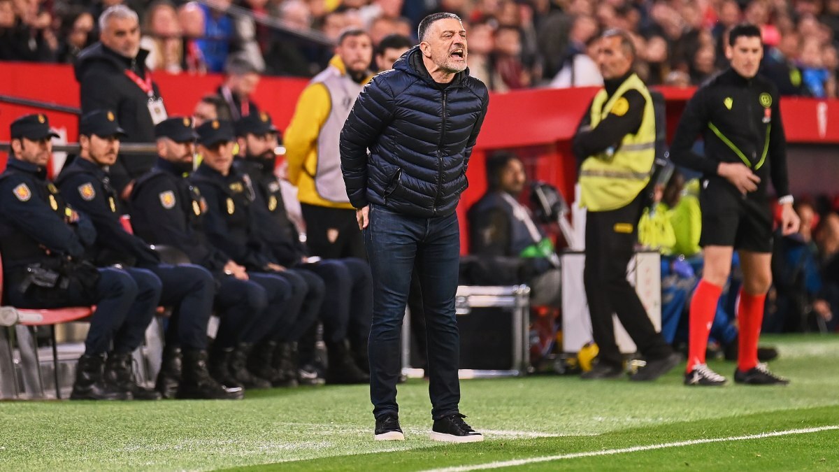 García Pimienta en el Sevilla FC - RCD Mallorca | Salvador López Medina para El MIRA