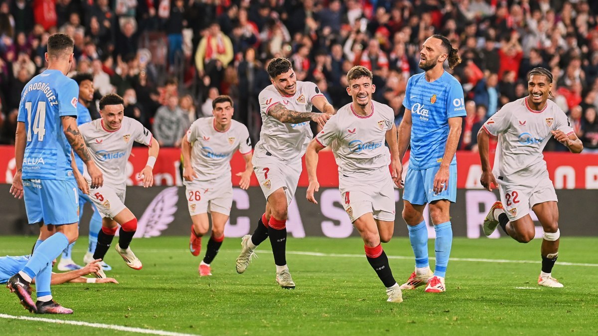 Gol de Kike Salas en el Sevilla FC - RCD Mallorca | Salvador López Medina para El MIRA