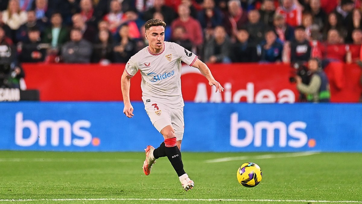 Adriá Pedrosa en el Sevilla FC - RCD Mallorca | Salvador López Medina para El MIRA