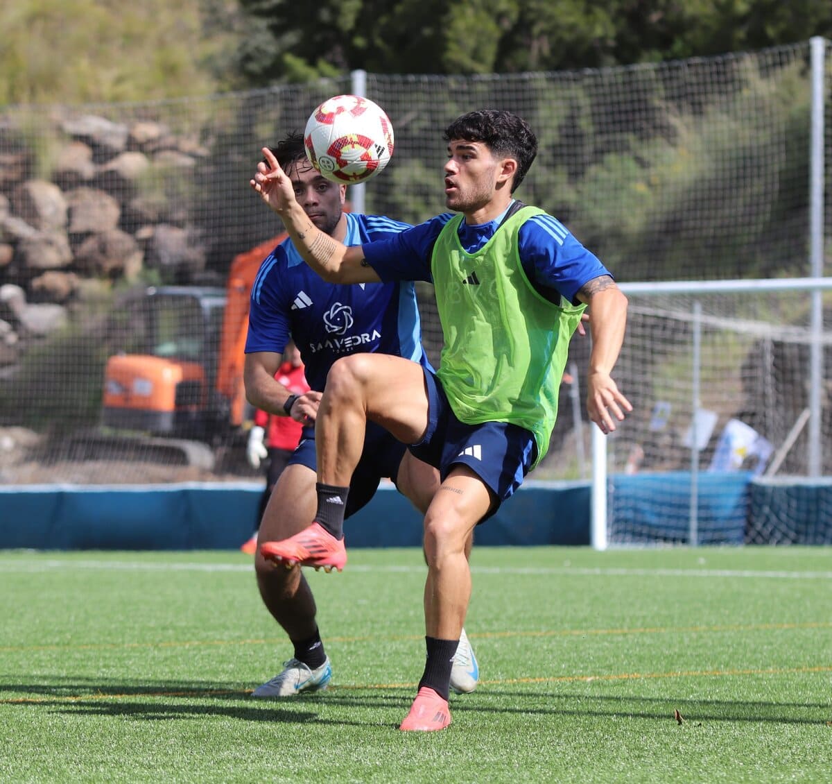 Una sesión de entrenamiento del Marbella FC previa a recibir al Alcoyano