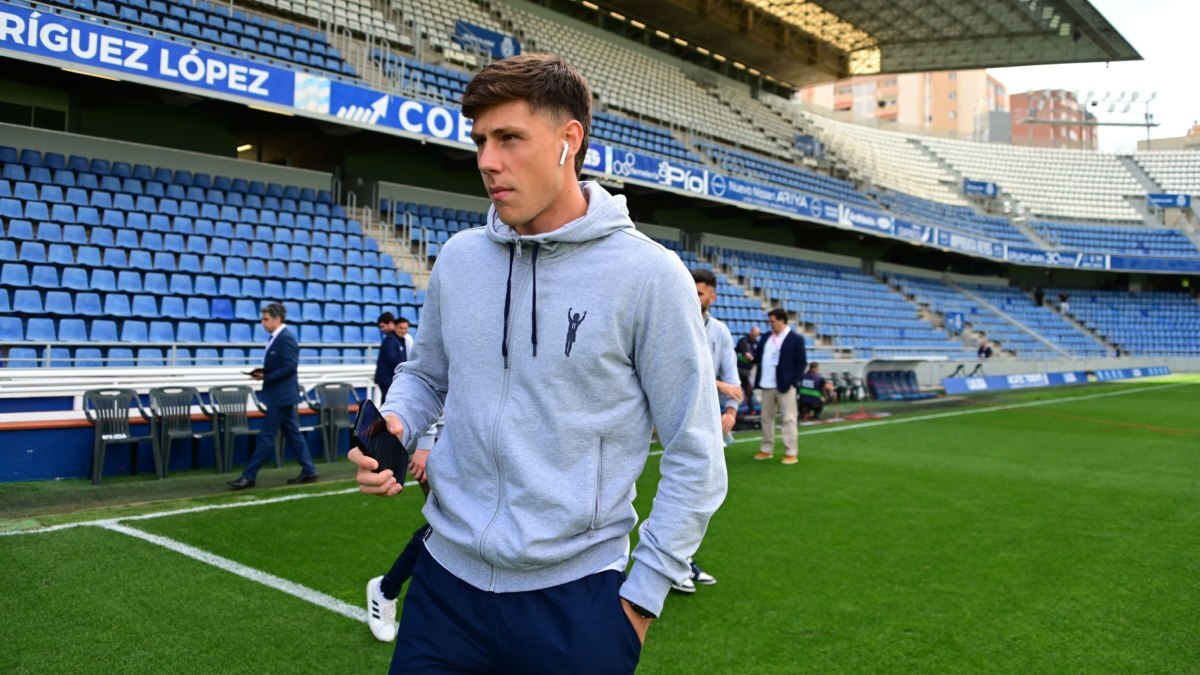 Iker Recio antes del CD Tenerife - Cádiz CF | CCF