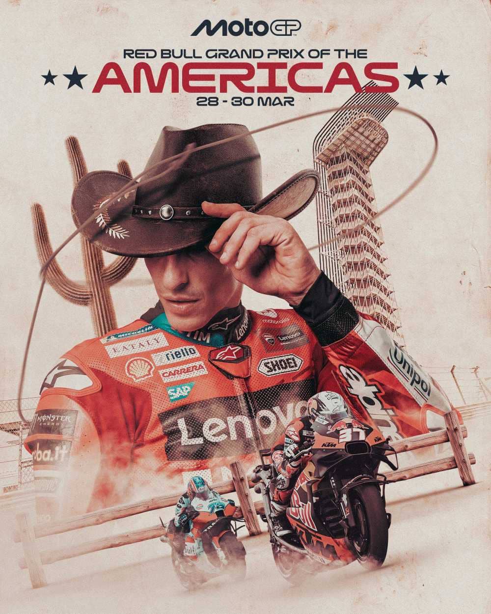 Cartel Gran Premio de las Américas 2025 con Marc Márquez | motogp.com