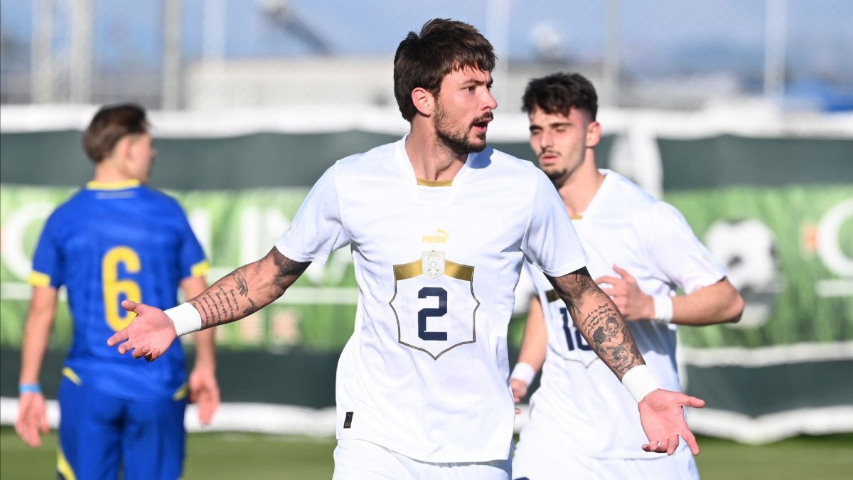 Bojan Kovacevic anotó un gol con la selección sub21 de Serbia en el último parón internacional | CCF