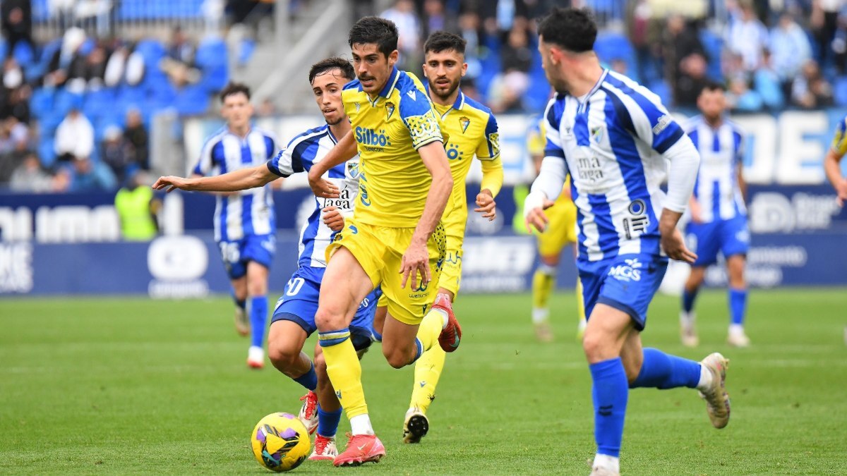 Carlos Fernández en el Málaga CF - Cádiz CF | CCF
