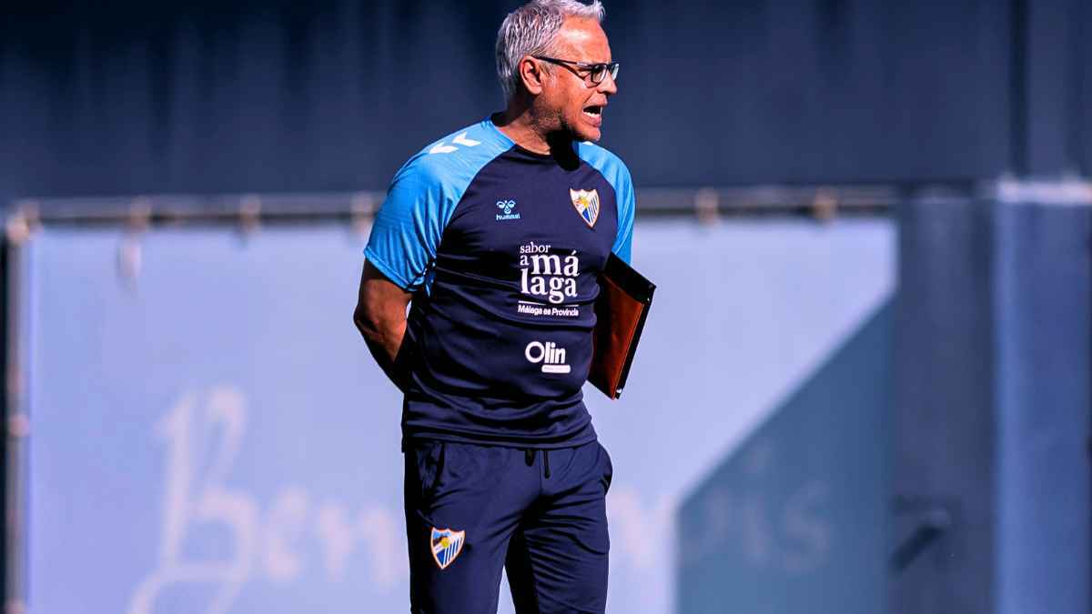 Sergio Pellicer, entrenador del Málaga CF