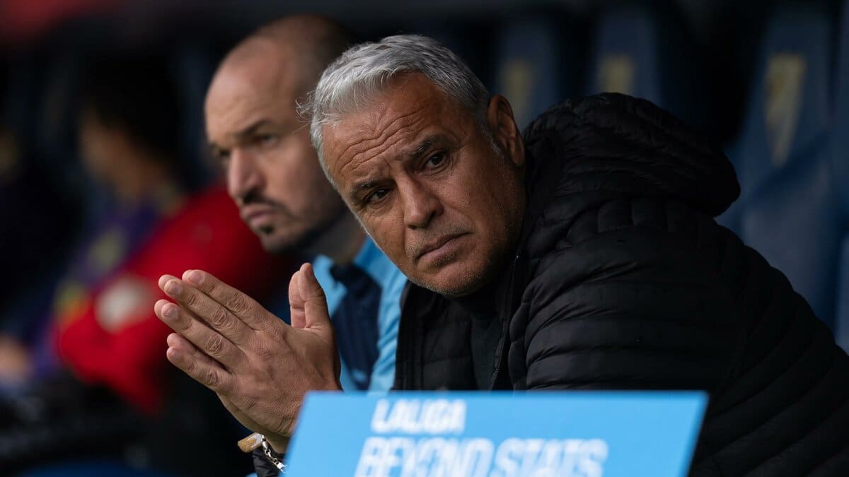 Sergio Pellicer durante el SD Huesca 1-0 Málaga CF