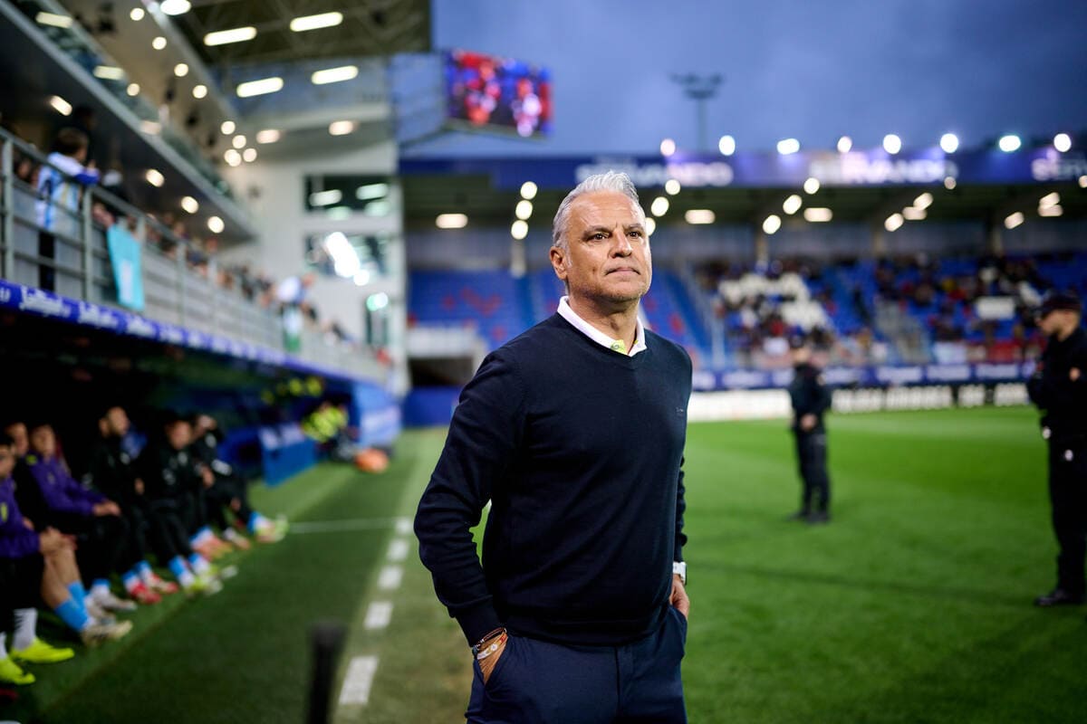 Sergio Pellicer durante el Eibar 2-2 Málaga CF