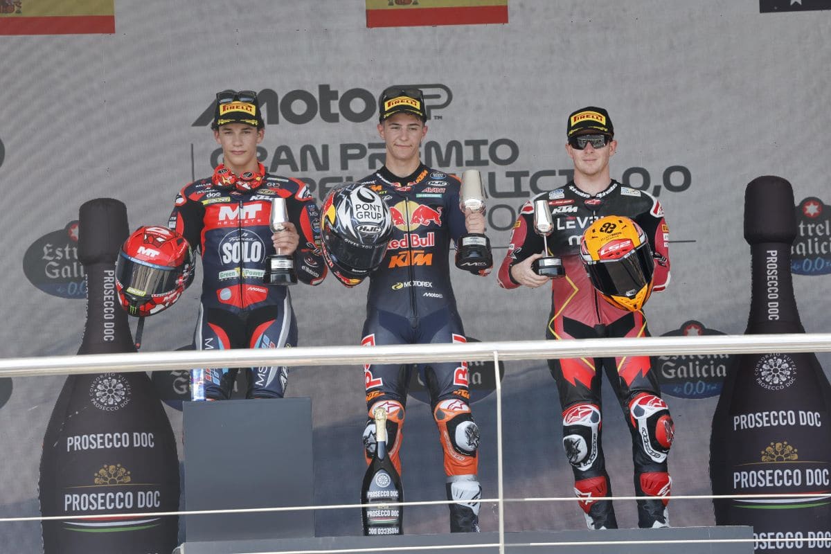 Podio Moto3 Gran Premio de España 2025 | Cristo García