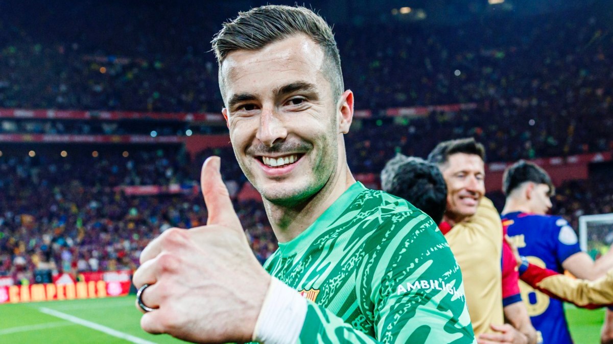 Iñaki Peña tras la consecución de la Copa del Rey por parte del FC Barcelona | @inakipenya