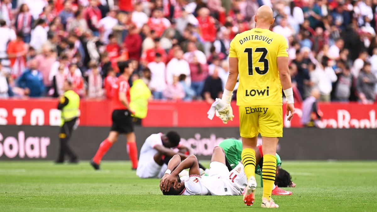 Los jugadores del Sevilla FC tras empatar ante el CD Leganés | Salvador López Medina para El MIRA