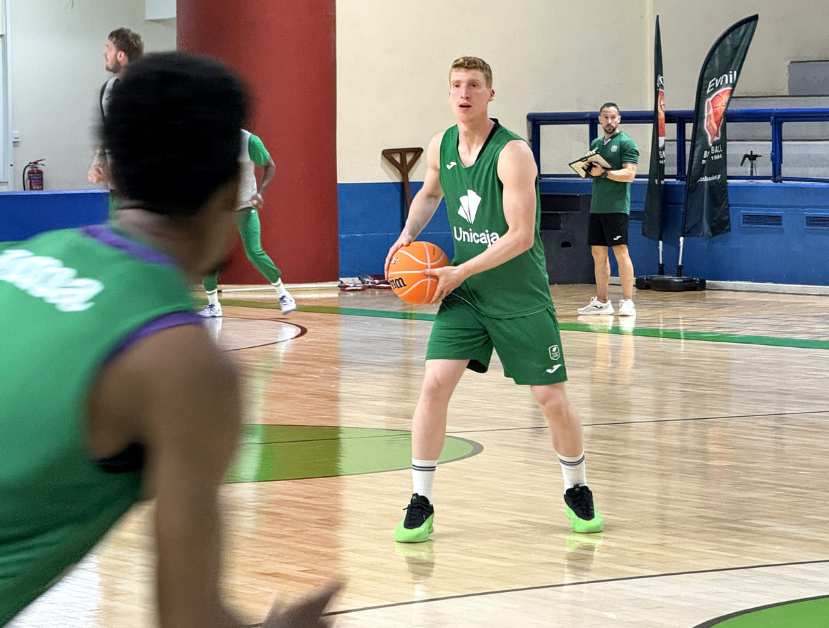 Alberto Díaz, capitán del Unicaja Baloncesto