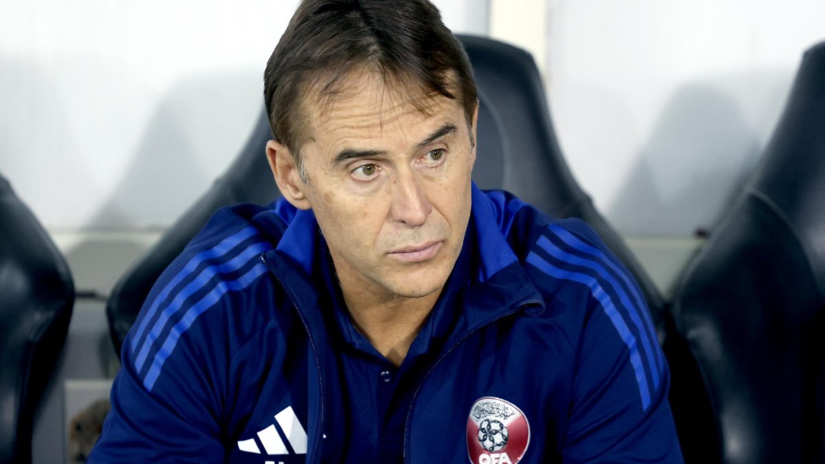 Julen Lopetegui en su debut con la selección de Qatar | QFA