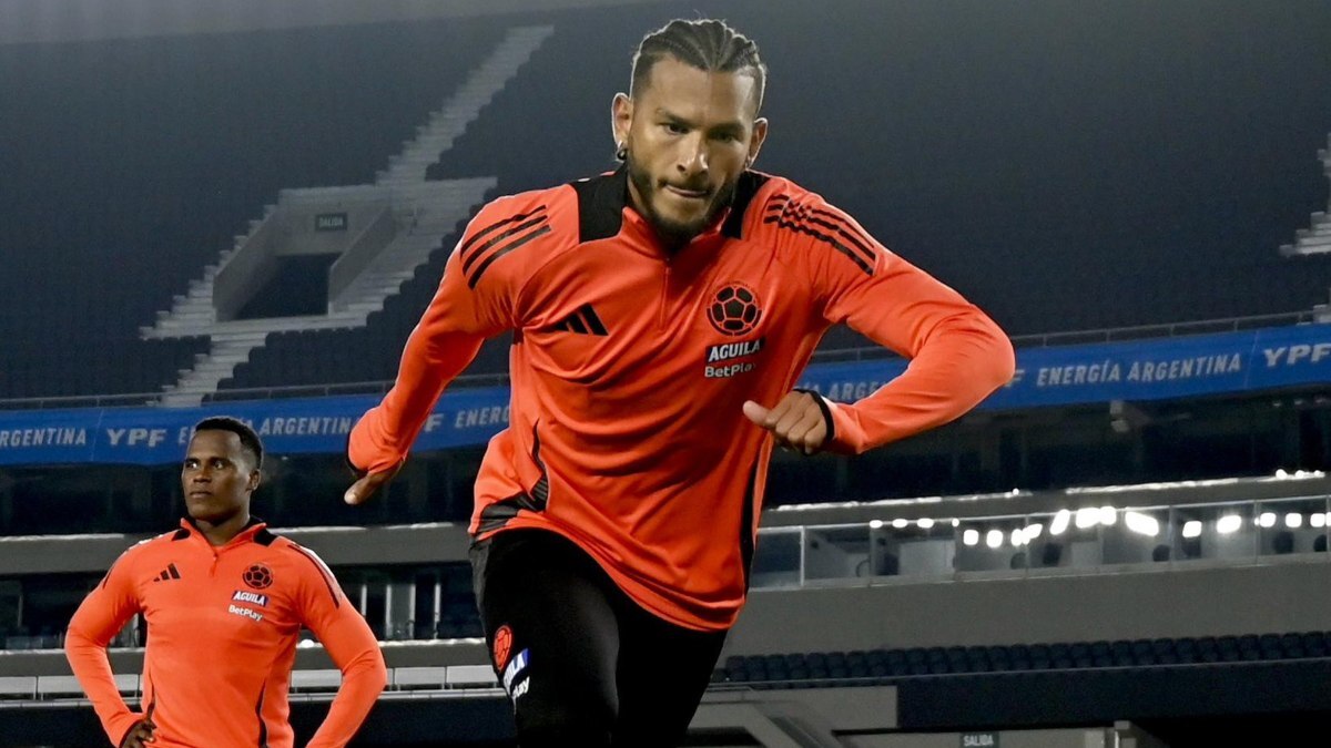 Luis Suárez durante un entrenamiento con la selección de Colombia | FCF