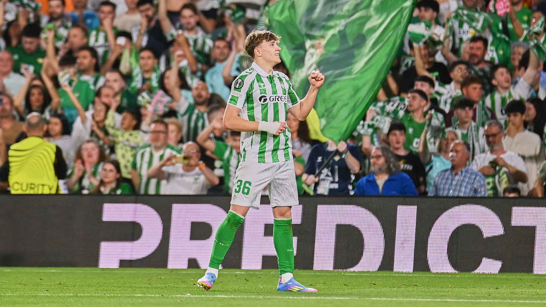 Jesús Rodríguez en el Real Betis - Jagiellonia | Salvador López Medina para El MIRA