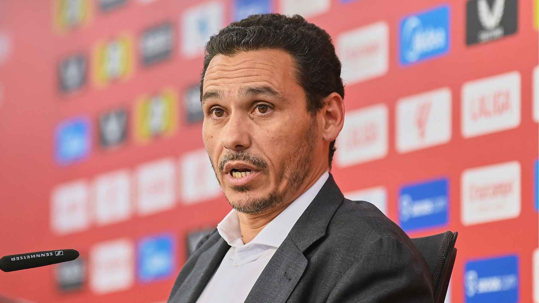 Del Nido Carrasco en la rueda de prensa de balance del Sevilla FC | Salvador López Medina para El MIRA