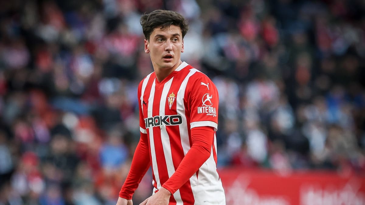 Carlos Dotor durante su etapa en el Sporting de Gijón