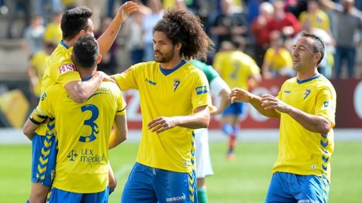 Aridane Hernández durante su etapa en el Cádiz CF