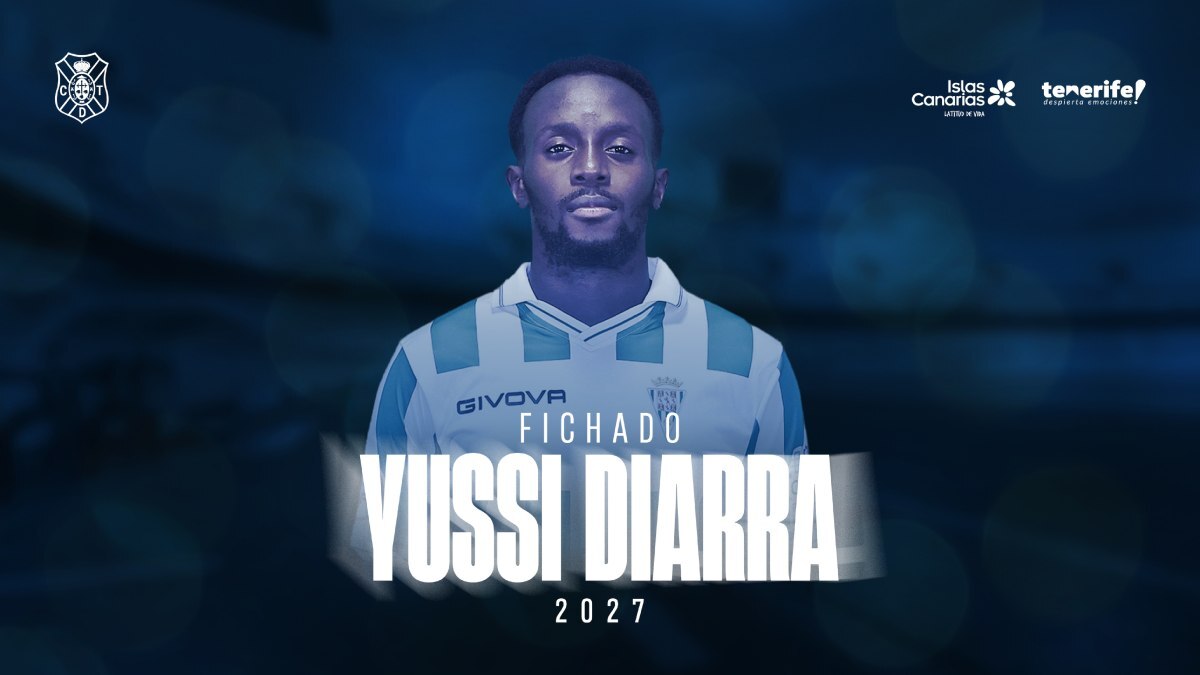 Anuncio oficial del fichaje de Yussi Diarra por el CD Tenerife | CDT