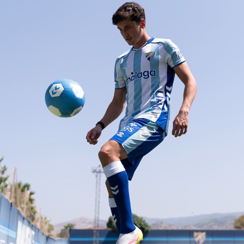 Carlos Dotor en su presentación como segundo fichaje del Málaga CF