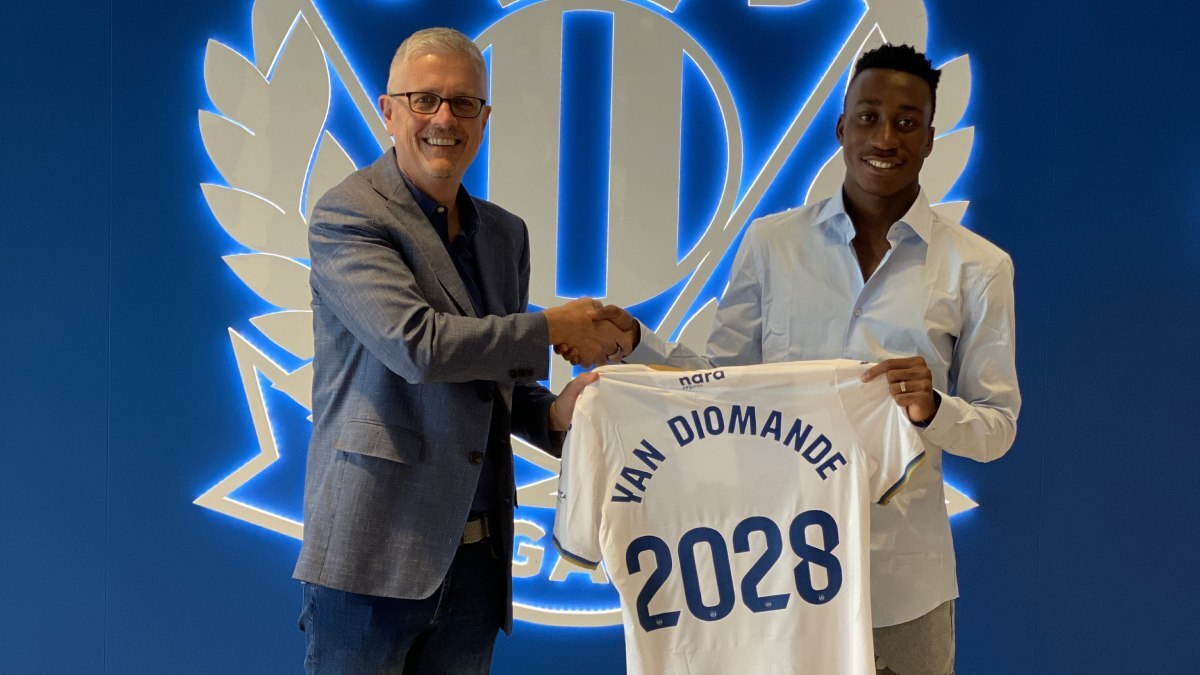 Yan Diomandé firmó un contrato con el CD Leganés hasta 2028 | CDL