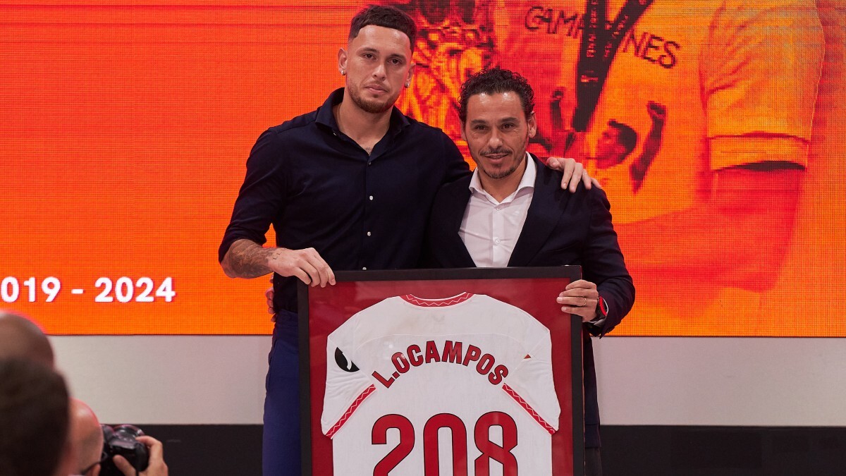 Lucas Ocampos en su despedida del Sevilla FC | Salvador López Medina para El MIRA