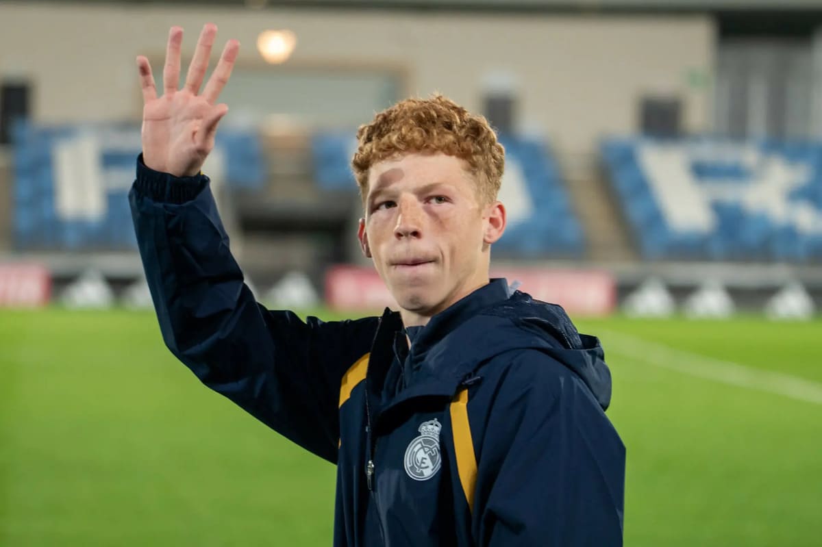 Jeremy de León, jugador del Real Madrid