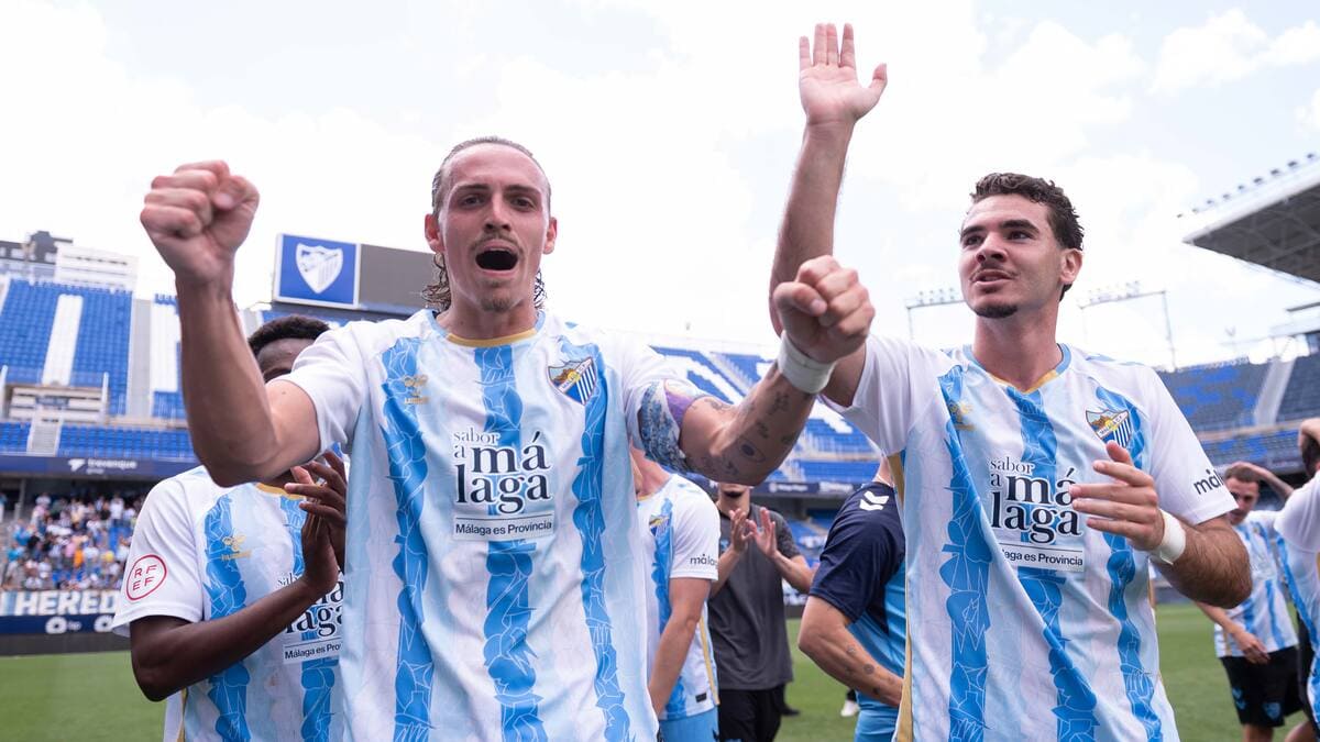 Ángel Recio, jugador del Málaga CF