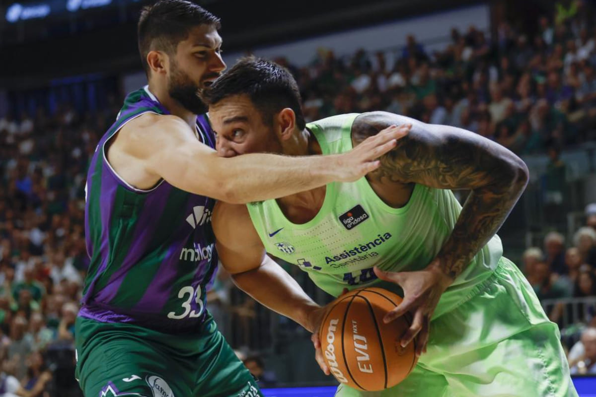 Killian Tillie, durante un partido del Unicaja Baloncesto