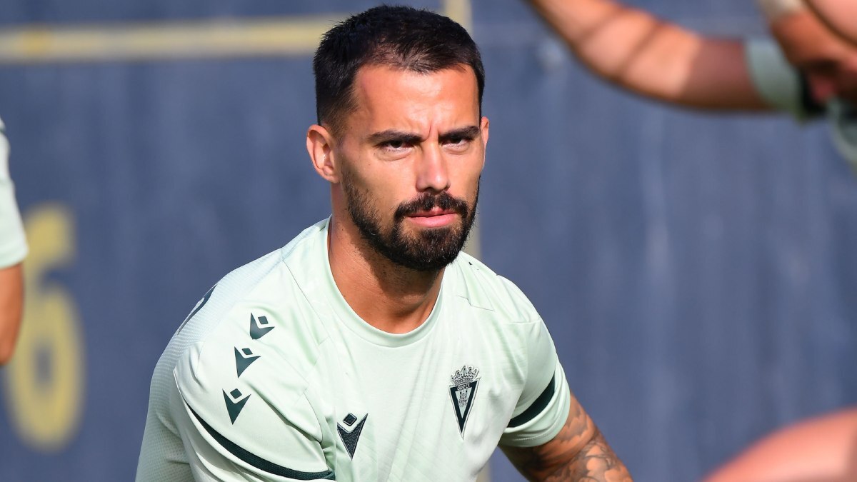 Suso Fernández durante un entrenamiento con el Cádiz CF | CCF