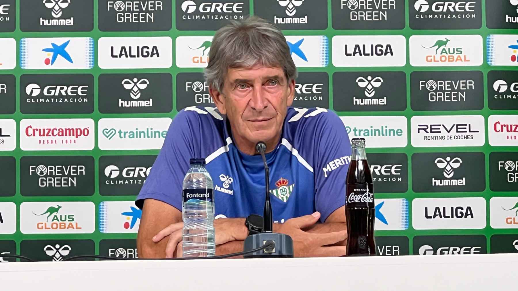 Manuel Pellegrini en la rueda de prensa previa al Elche - Real Betis | Daniel Saldaña para El MIRA