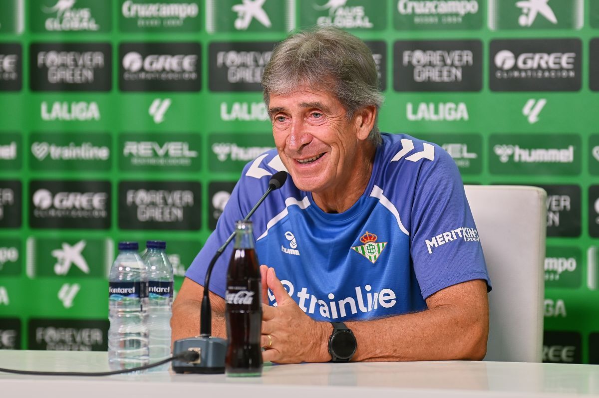Manuel Pellegrini en la rueda de prensa previa al Celta de Vigo - Real Betis | Salvador López Medina para El MIRA