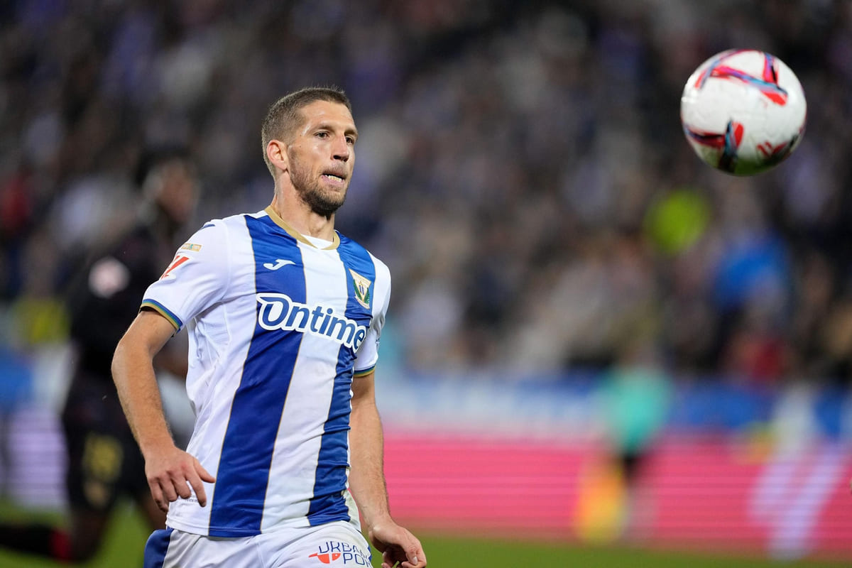 Darko Brasanac durante su etapa con el CD Leganés