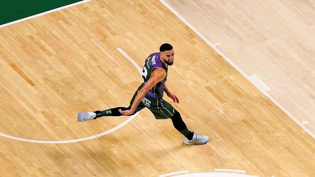 Chris Duarte durante su primer partido con el Unicaja Baloncesto
