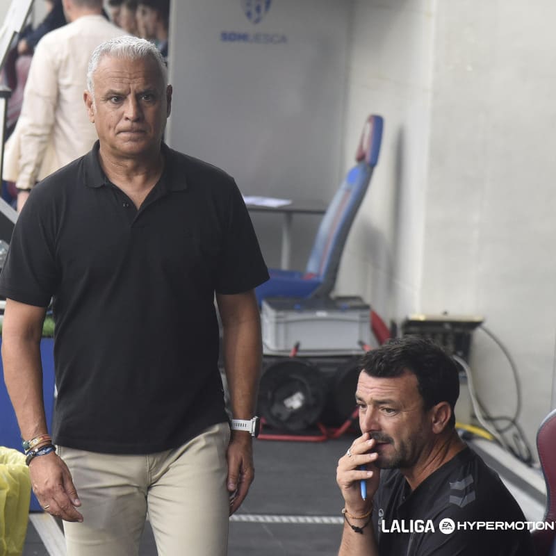 Sergio Pellicer durante el SD Huesca 1-0 Málaga CF