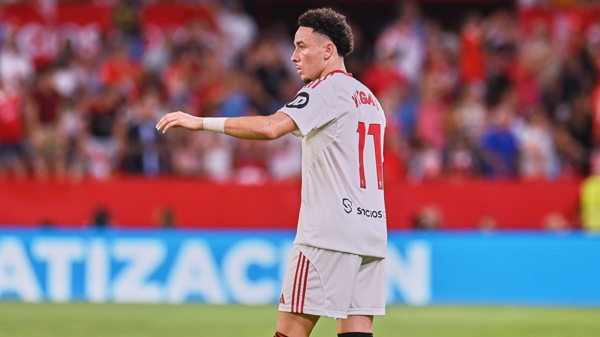 Rubén Vargas en el Sevilla FC - Elche CF | Salvador López Medina para El MIRA