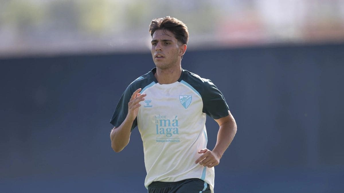 Izan Merino, jugador del Málaga CF