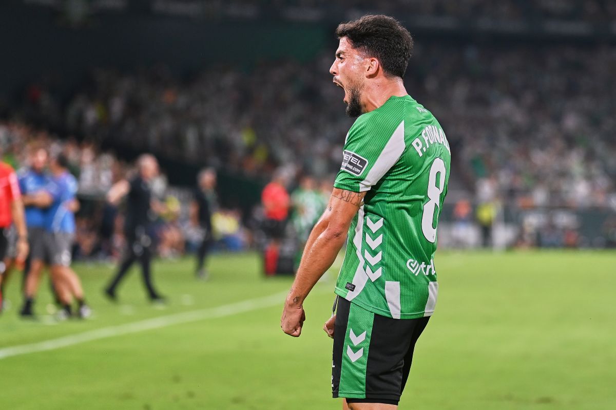 Fornals celebra su gol en el Real Betis - Real Sociedad | Salvador López Medina para El MIRA