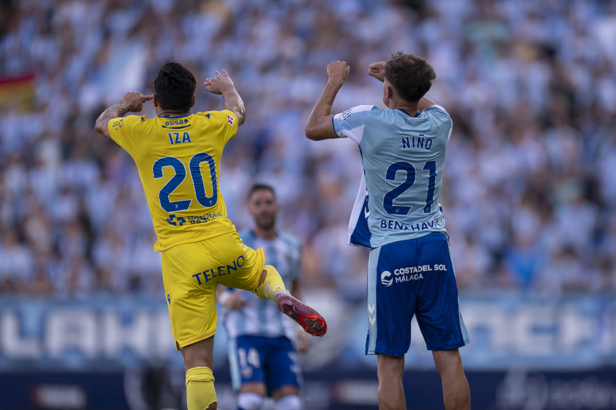 Adrián Niño durante el Málaga CF 0-1 Cádiz CF | MCF