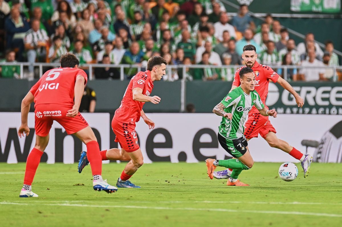 Antony en el Real Betis - Osasuna | Salvador López Medina para El MIRA