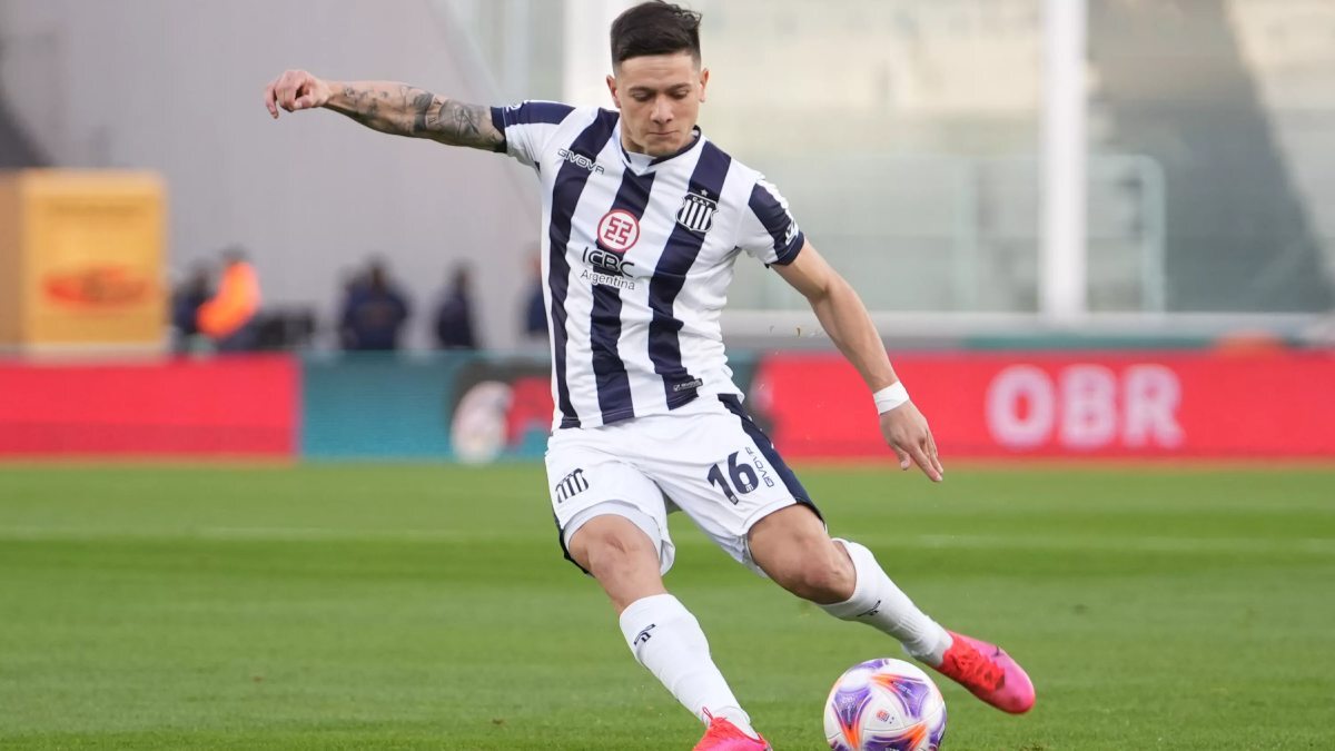 Rodrigo Garro, jugador de Corinthians, durante su etapa en Talleres