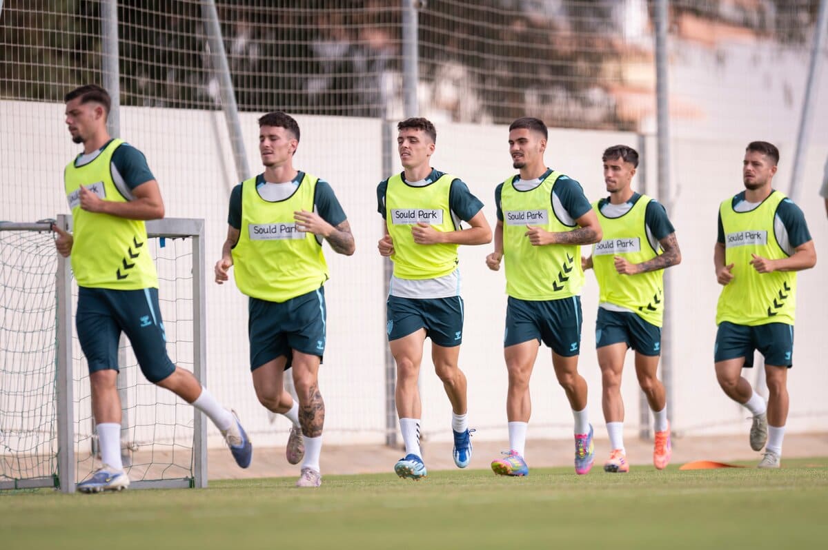 Jugadores del Málaga CF en una sesión de entrenamiento | MCF