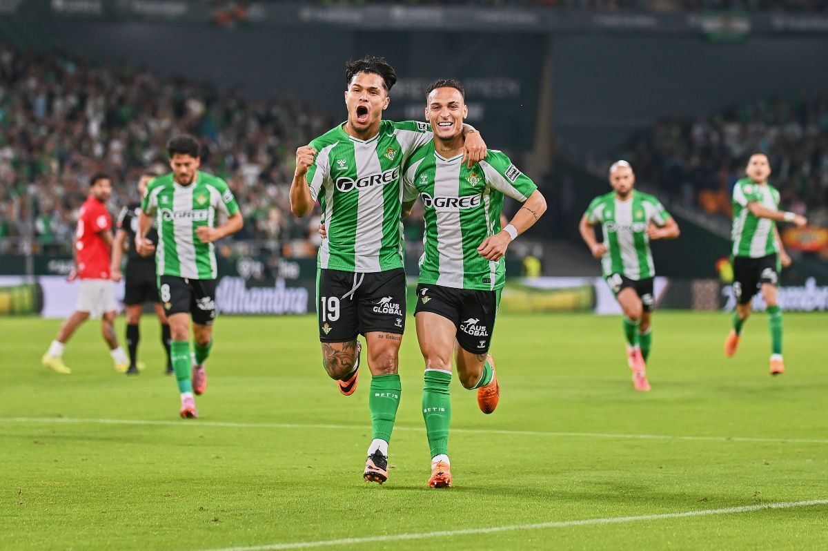 Antony celebra su gol en el Real Betis - Mallorca | Salvador López Medina para El MIRA