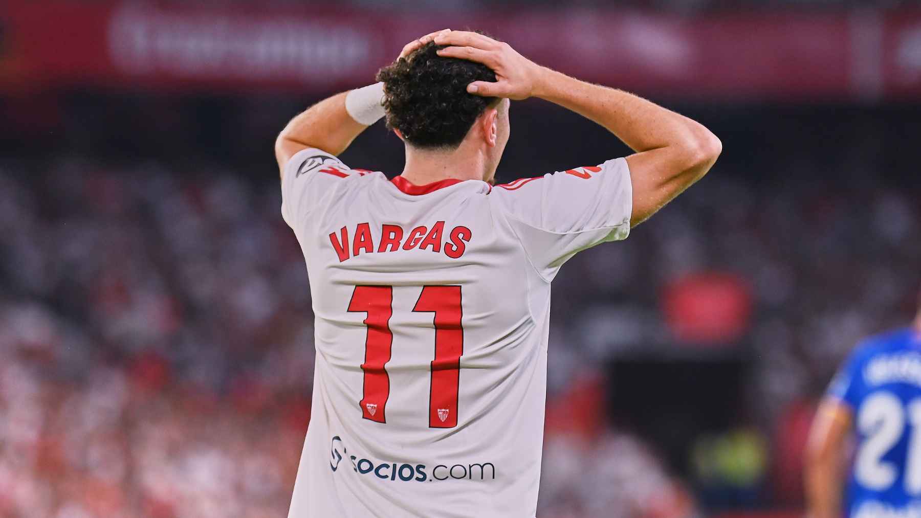 Rubén Vargas en el Sevilla FC - Getafe CF | Salvador López Medina para El MIRA