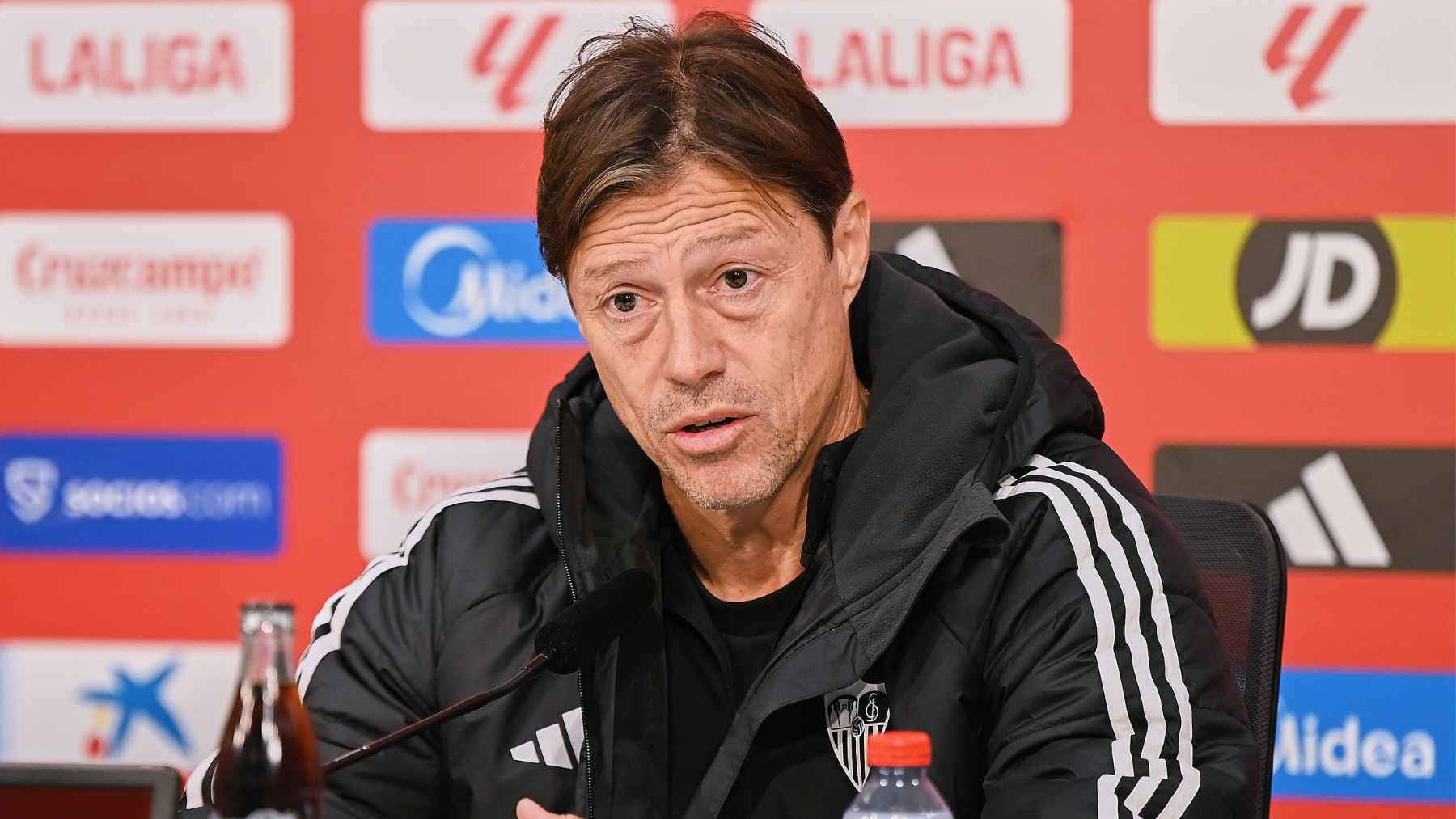 Matías Almeyda en la rueda de prensa previa a El Gran Derbi | Salvador López Medina