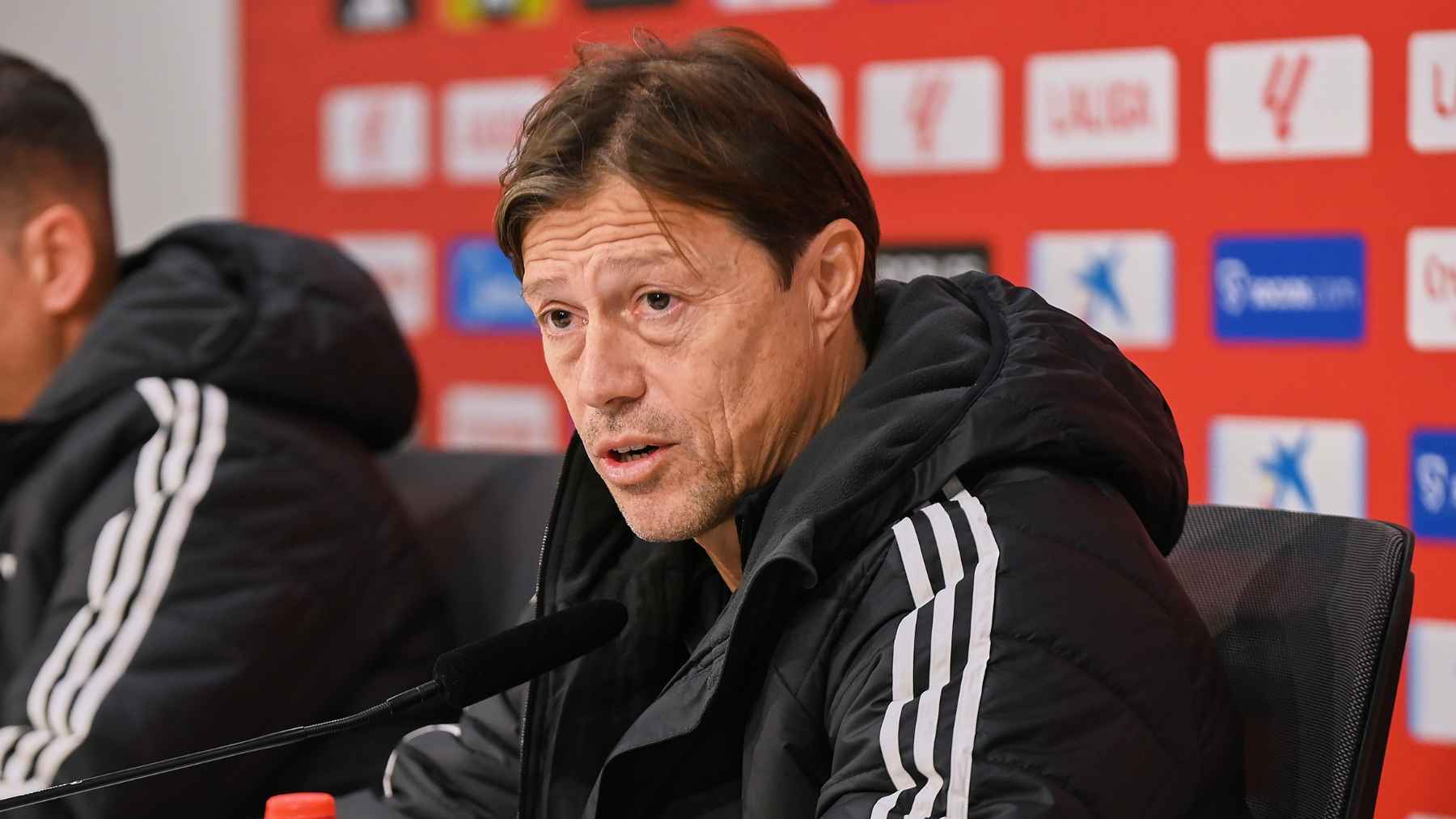 Matías Almeyda, entrenador del Sevilla FC, en rueda de prensa | Salvador López Medina