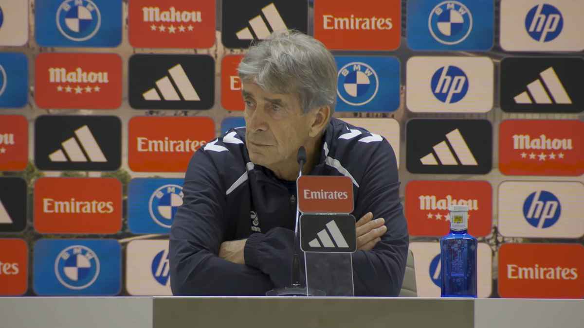 Manuel Pellegrini en la rueda de prensa post al Real Madrid - Real Betis | LaLiga