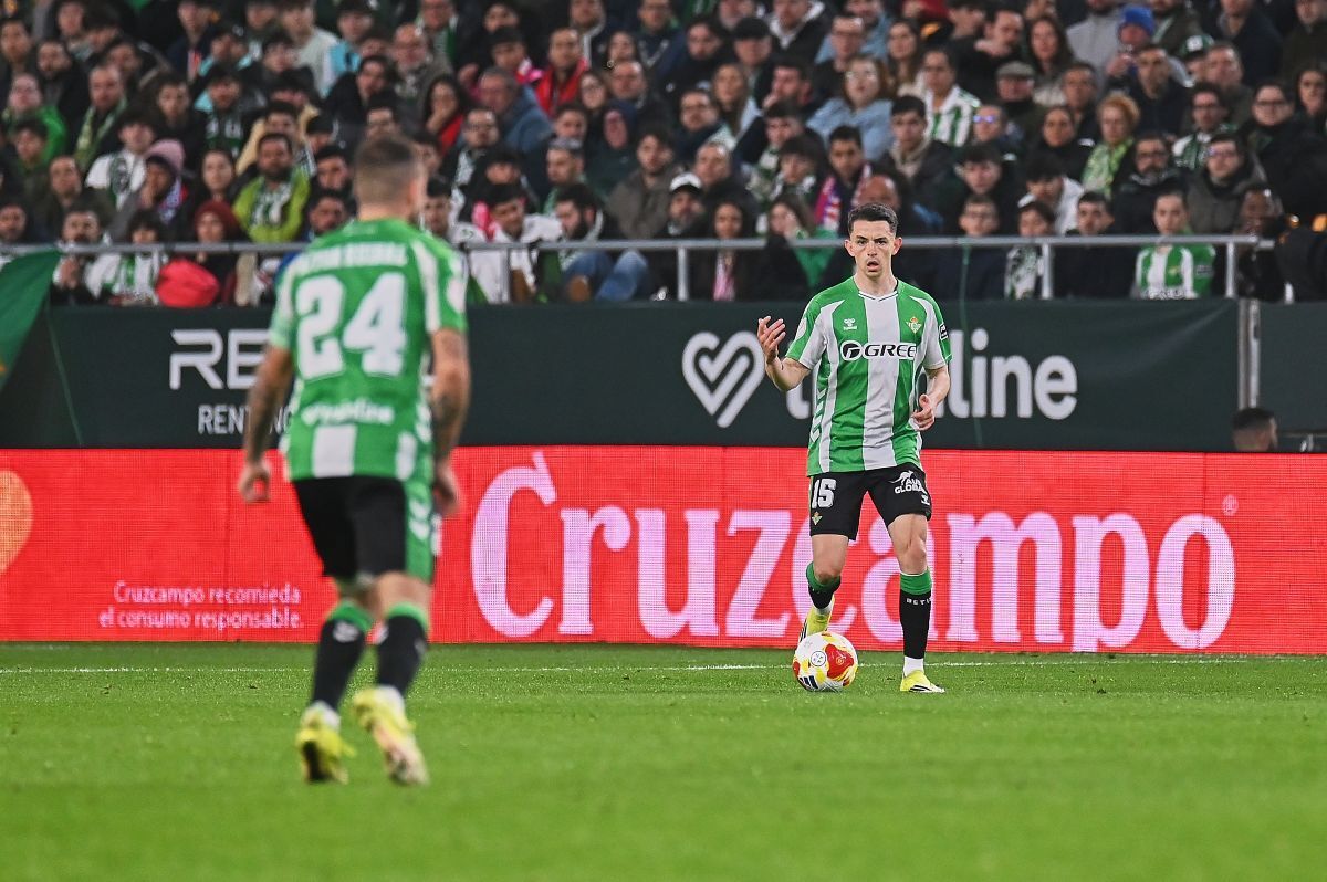 Álvaro Fidalgo en el Real Betis - Atlético de Madrid | Salvador López Medina para El MIRA