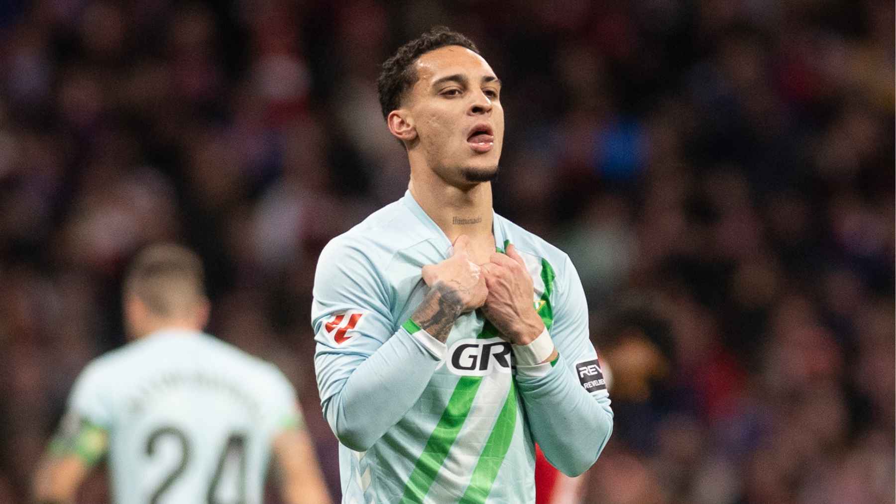 Antony celebra su gol en el Atlético de Madrid - Real Betis | @RealBetis