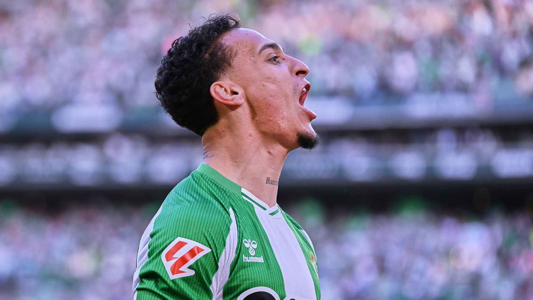 Antony celebra su gol en el Real Betis - Sevilla FC | Salvador López Medina