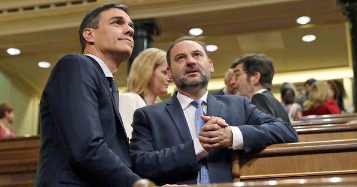 Pedro Sánchez y Abalos